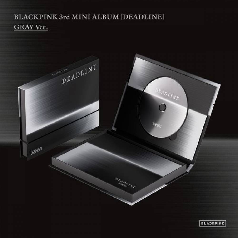 BLACKPINK 3rd Mini Album DEADLINE – Edizione GRAY VERSION, CD Con Photocard, Poster E Accessori, Conta Per Le Classifiche Coreane